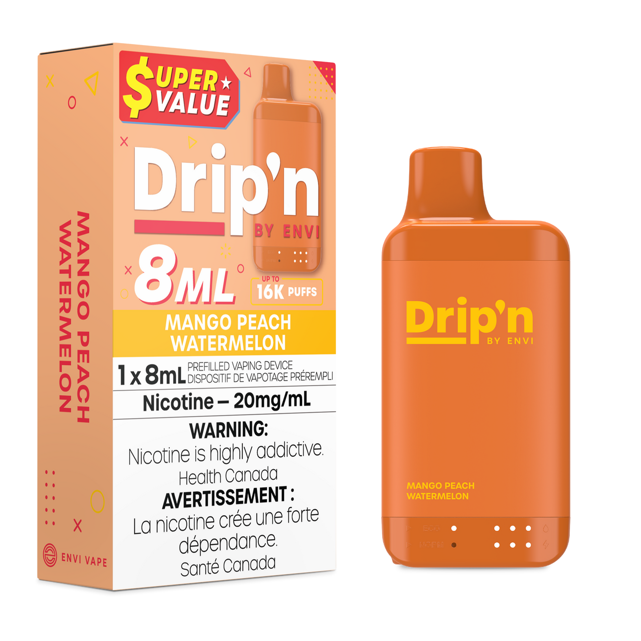 DRIP'N BY ENVI 8ML-16K