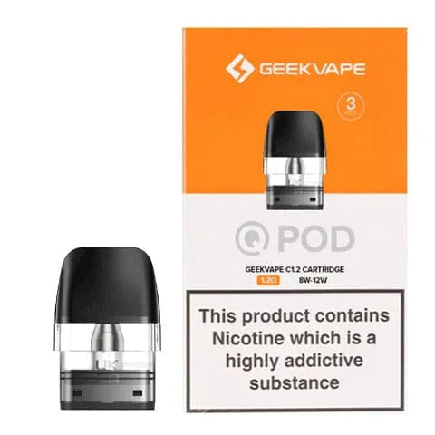 Geekvape Q pods 3ml/side fill/mesh coil (CRC) 3/pk